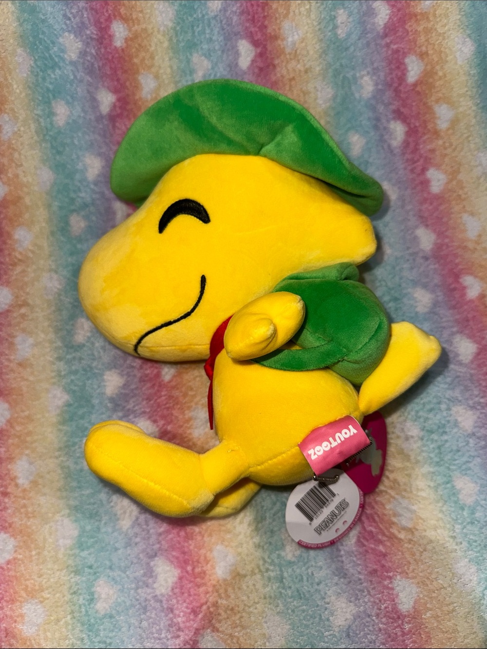 Peanuts Beagle Scouts WoodStock collectible plushie. Rare & made W A+ quality.